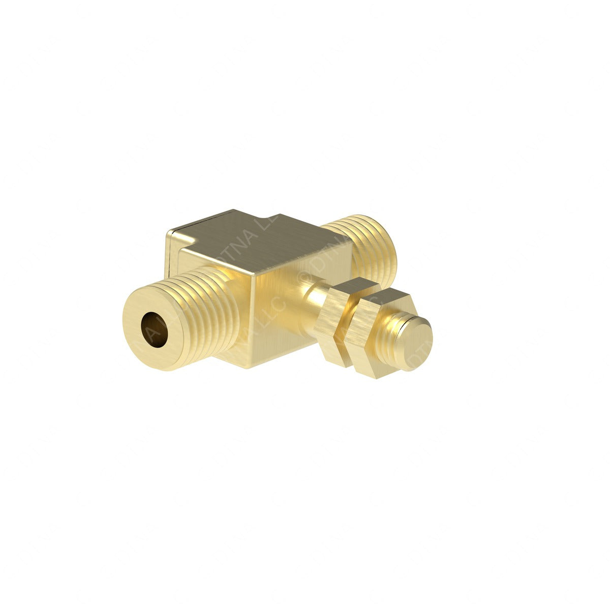03-22305-005 - FITTING - TEE, FUEL RETURN, 3/8 X1/2 X1/2