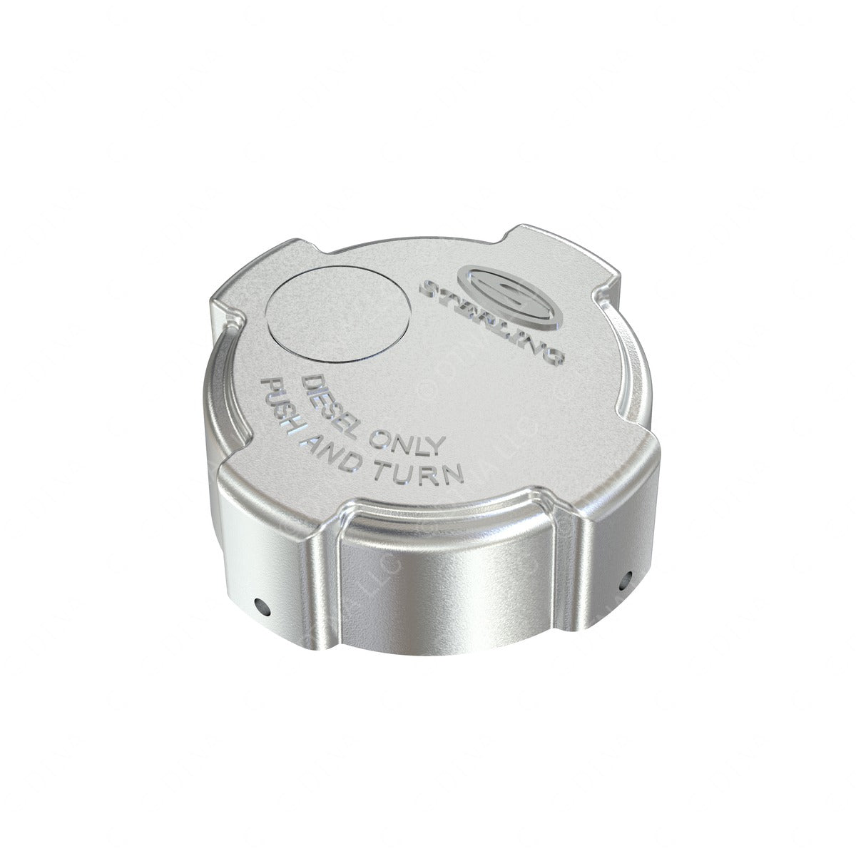 03-37017-007 - CAP - FUEL TANK, QUARTER TURN, PLAIN, NO LOCK, STL