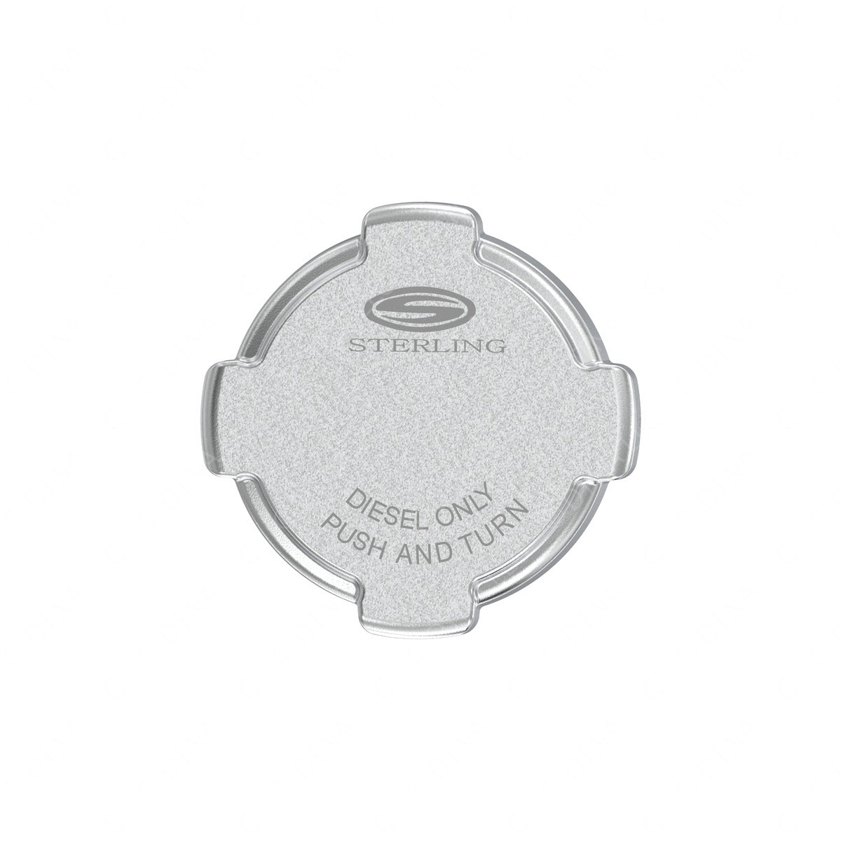 03-37017-007 - CAP - FUEL TANK, QUARTER TURN, PLAIN, NO LOCK, STL