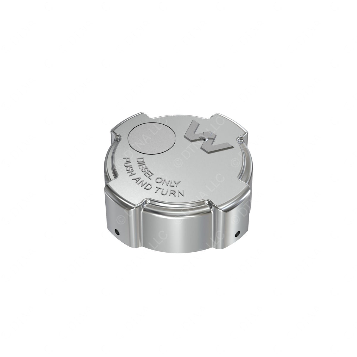 03-37017-017 -CAP - FUEL TANK, QUARTER TURN, CHROME, NO LOCK, WST