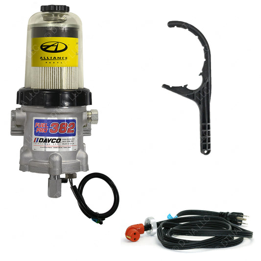 03-40571-005 -FUEL WATER SEPARATOR -DAVCO 382, 12 V, 195-WATT, 7 MICRON