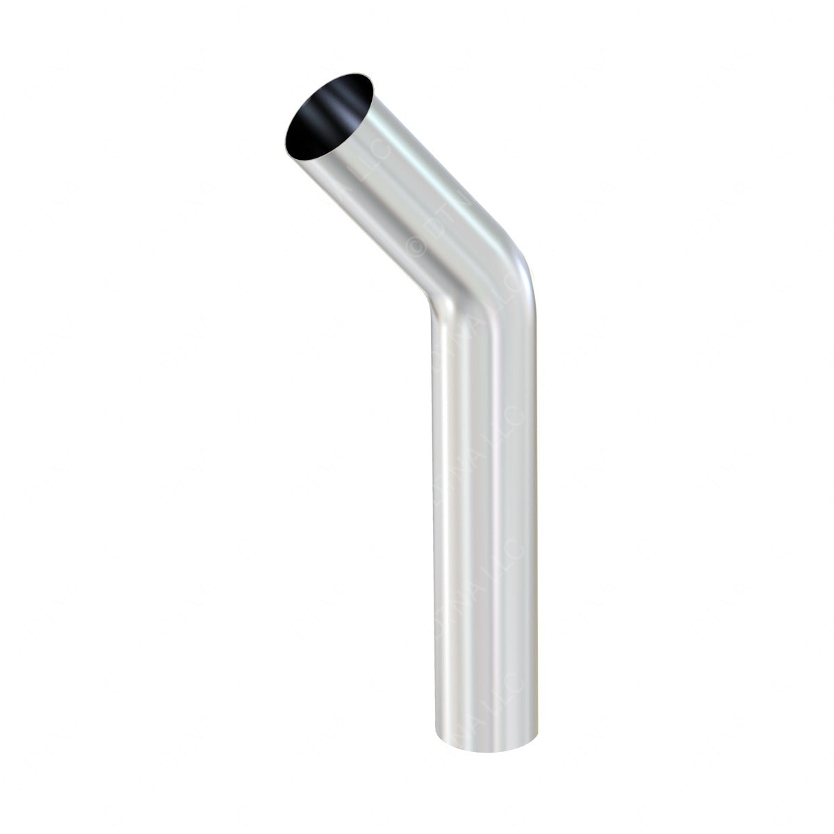 04-17131-002 - PIPE-EXH,5in OD, 40 DEG, ALUM/