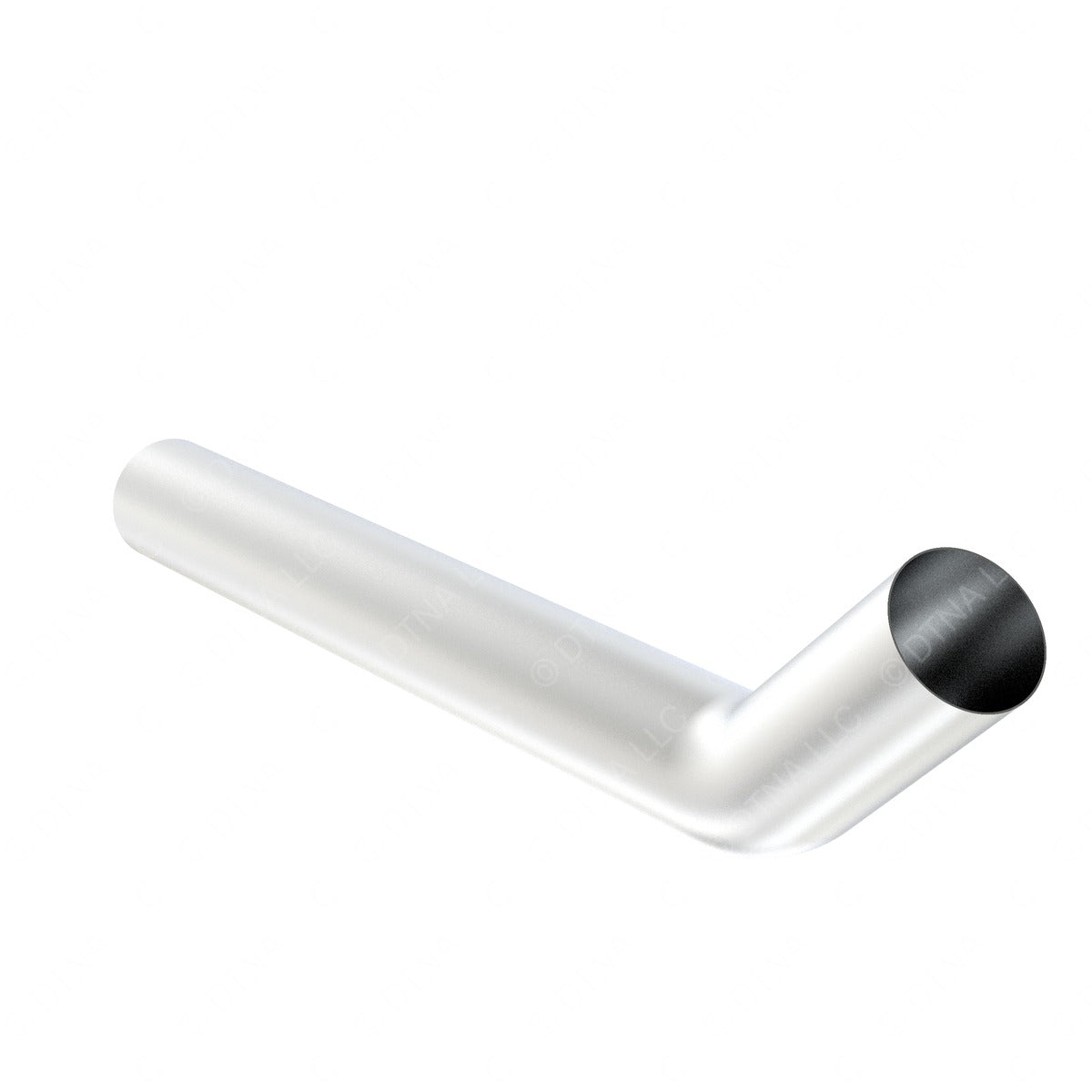 04-17131-006 - PIPE-EXHAUST, 5IN DIAMETER, 40 DEG, ALUM