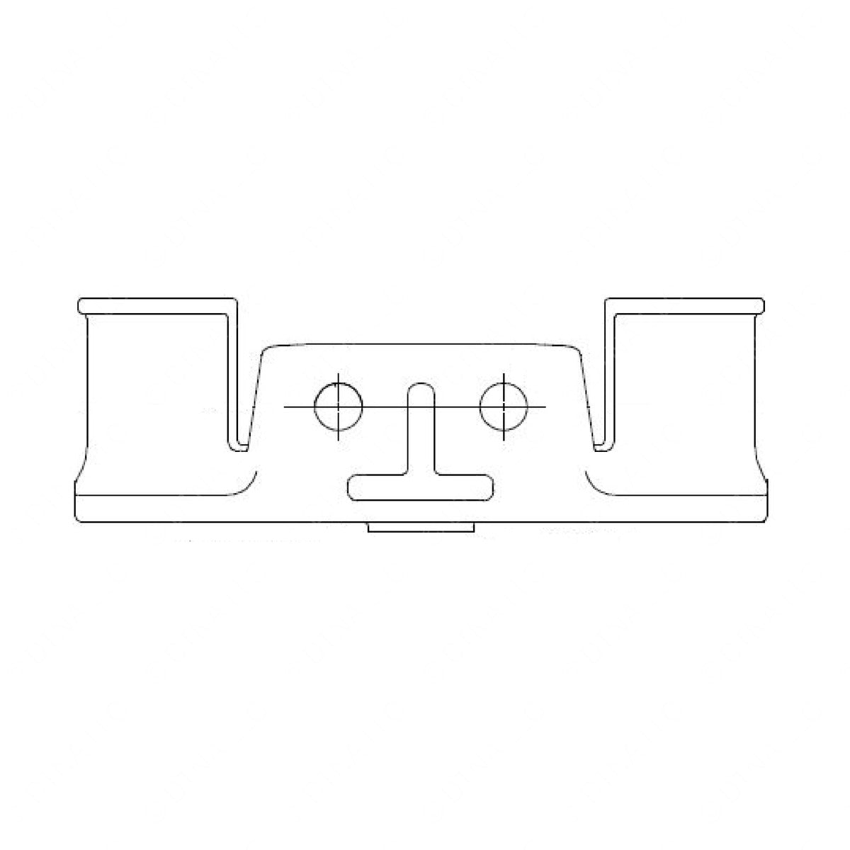 04-18890-000 - BRACKET MUF MOUNTING EOB-10" CLAMP SADDLE