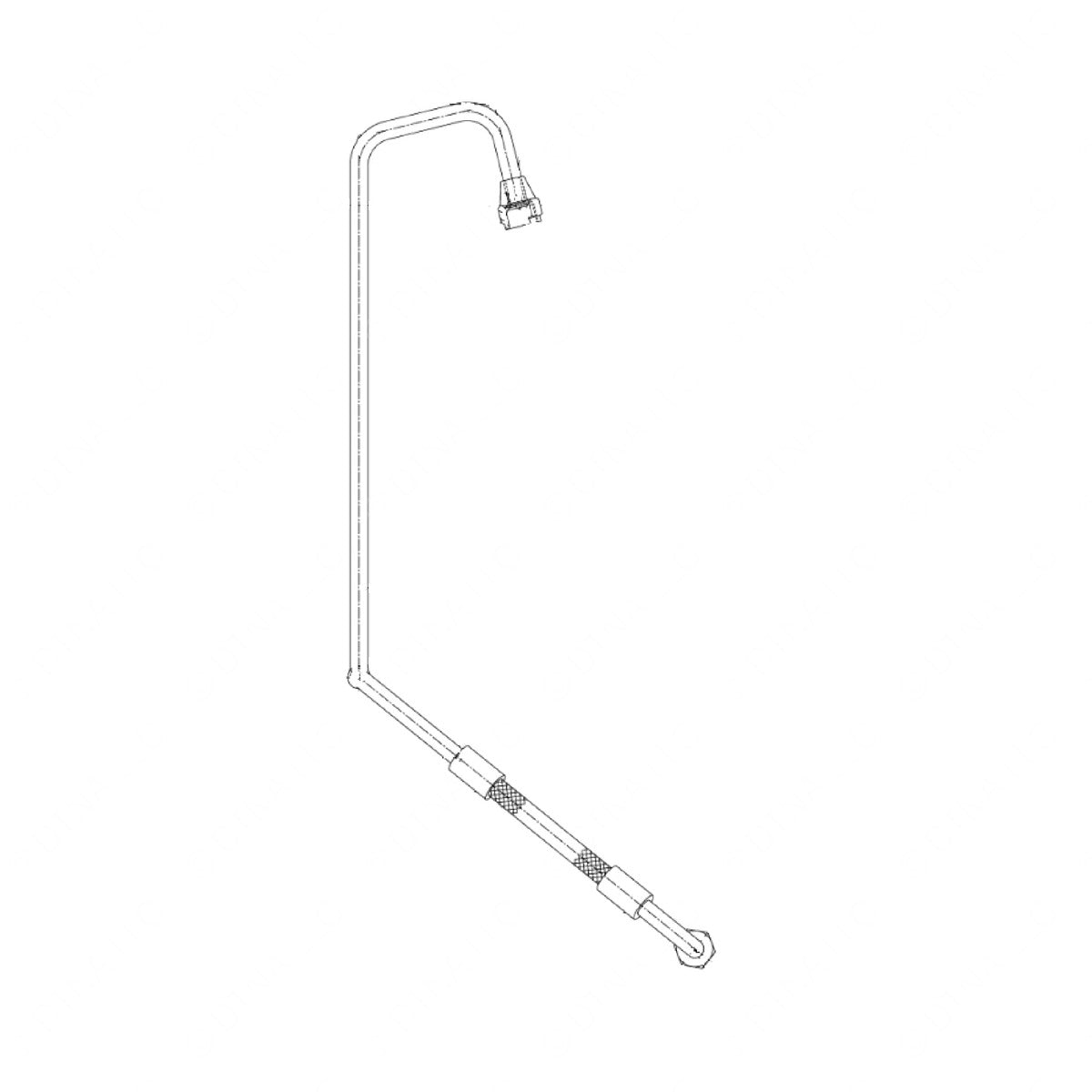 TURBO OIL SUPPLY TUBE - DDE 23539287