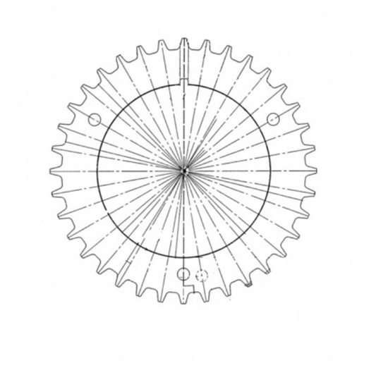 DETROIT TIMING WHEEL - DDE 23513537