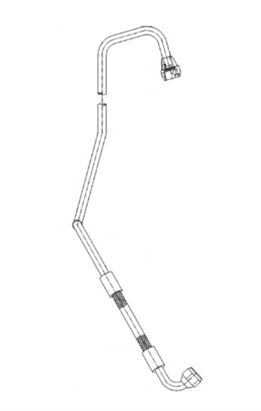 DETROIT HOSE ASSEMBLY - DDE 23521606