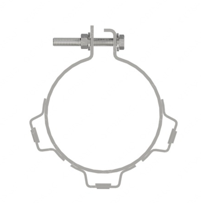 04-21772-000 - CLAMP - EXHAUST SYSTEM PIPE, 4 IN, TAIL PIPE WITH CASTING
