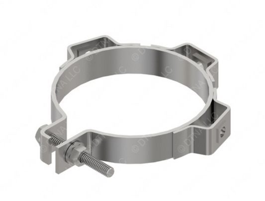 04-21772-000 - CLAMP - EXHAUST SYSTEM PIPE, 4 IN, TAIL PIPE WITH CASTING