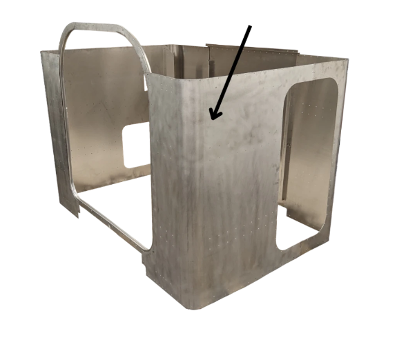 29-03304 - Peterbilt, Front Left, 63" Ultra Sleeper Panel 1994-2006