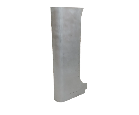 29-03418R - Peterbilt, Passenger-side Corner, 48" & 63" Ultra Sleeper Panel 1994-2006