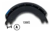1308Q - MERITOR-Q BRAKE SHOE, 15" DIAMETER
