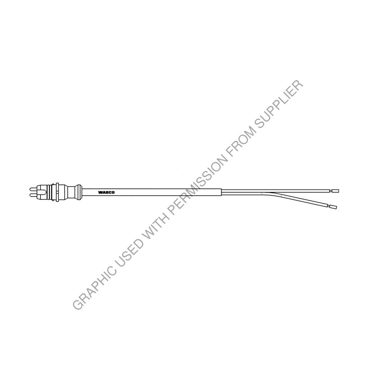 WAB 449 711 015 0 - CABLE ABS SENSOR