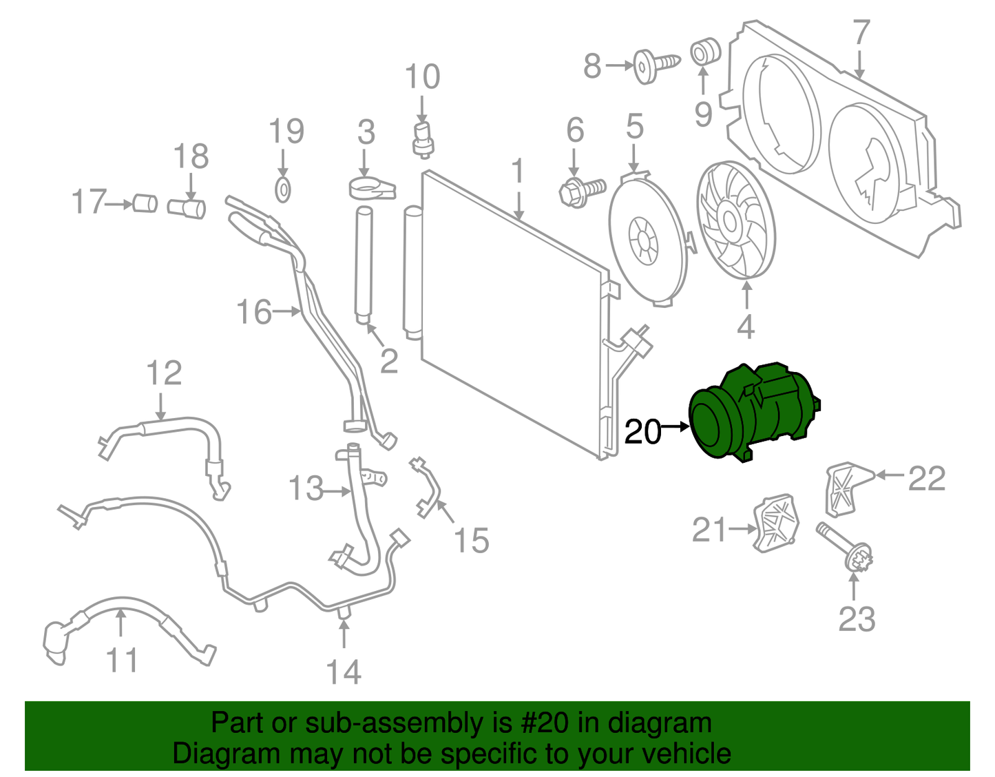 001-230-32-118- Mercedes A/C COMPRESSOR