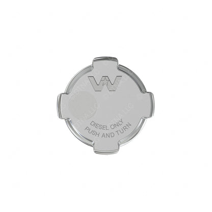 03-37017-017 -CAP - FUEL TANK, QUARTER TURN, CHROME, NO LOCK, WST
