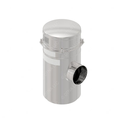 03-38646-000 - AIR CLEANER - 13 INCH STAINLESS STEEL, 180 SCREEN
