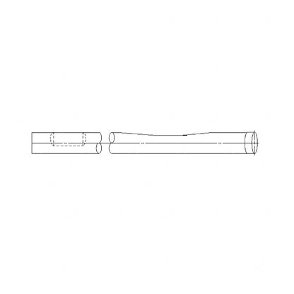 04-16621-001 -PIPE - EXHAUST, 5IN X 15DEG, 53.5