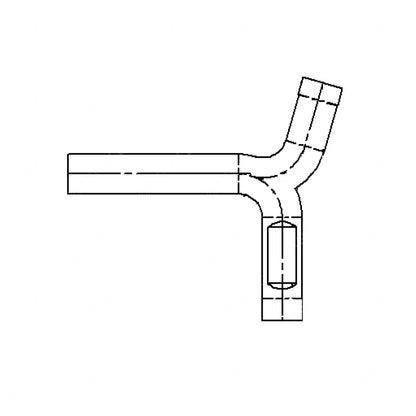 04-16885-041 - PIPE - EXHAUST,5 IN TEE,41 INCH