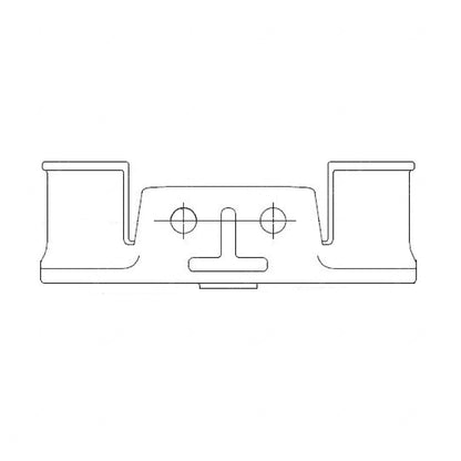 04-18890-000 - BRACKET MUF MOUNTING EOB-10" CLAMP SADDLE
