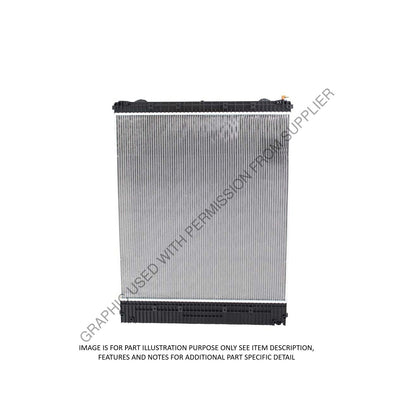 05-37140-000 - RADIATOR - 1100 SQUARE - INCH, ITOC, RSO