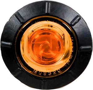 M09320YCL - 3/4 Round P2 CM Amber Clear Lens