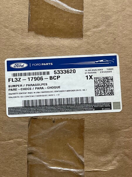 FL3Z-17906-BCP - Ford Rear Bumper Assembly