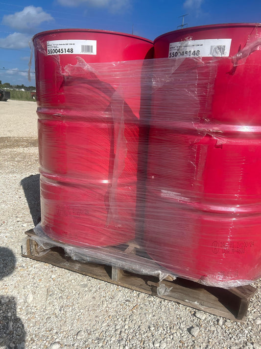 T4 SAE 15W-40 SHELL ROTELLA OIL - SINGLE 55G. DRUM