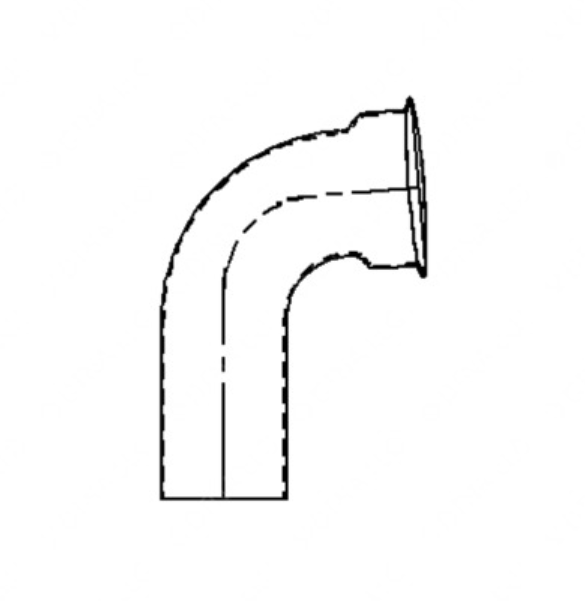 04-18841-000 - PIPE-ENGINE EXHAUST, 4" OUT