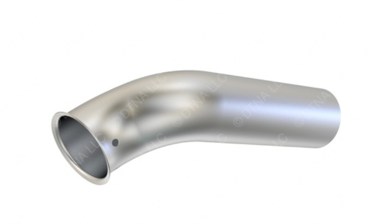 04-22301-001 - PIPE-ENGINE EXHAUST, C15FT.04, D2, 3.5 DEG