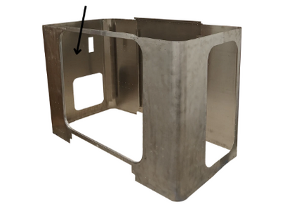 29-02458 - Peterbilt, 48" Flat Top Sleeper Panel, 1994-2006