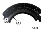 4707Q BRAKE SHOE - MERITOR Q, 16.5" DIAMETER