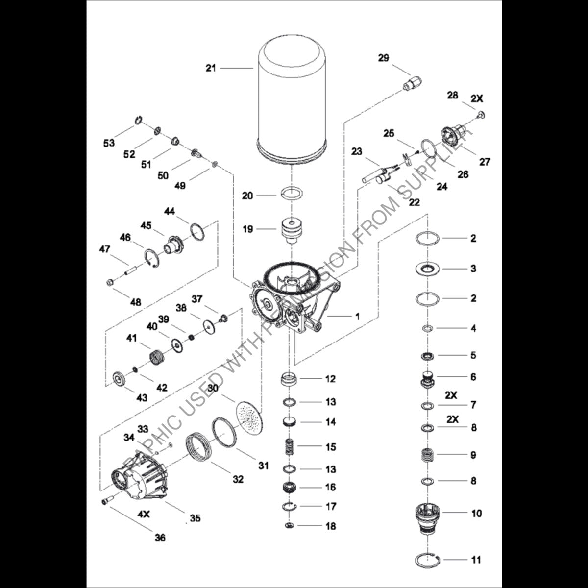 WAB RWABK118 - DRYER-WABCO 1200,W/TCV,NO OC