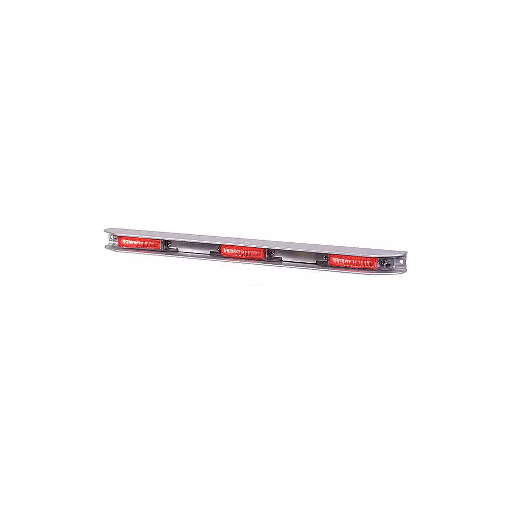 M20343R - Aluminum ID Bar Red (3) M20340